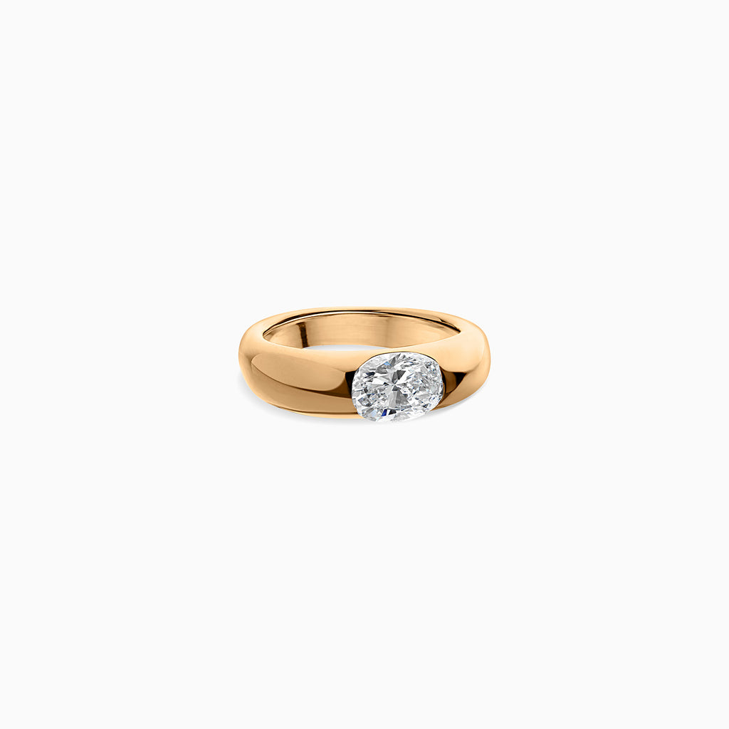 Meuchner Celestial Oval Cut Diamond Ring
