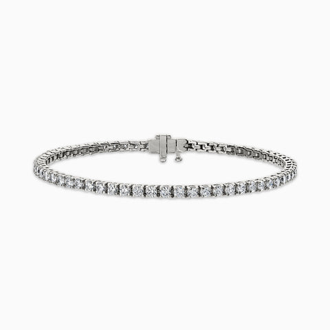 Meuchner Tennis Bracelet in 18K White Gold