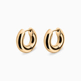 E.M. Large Hoops in 18K