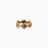 Blossom Ruby Ring in 18K