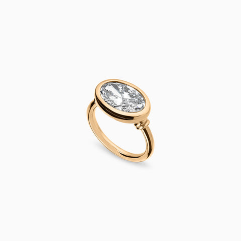 Token Oval Diamond Ring