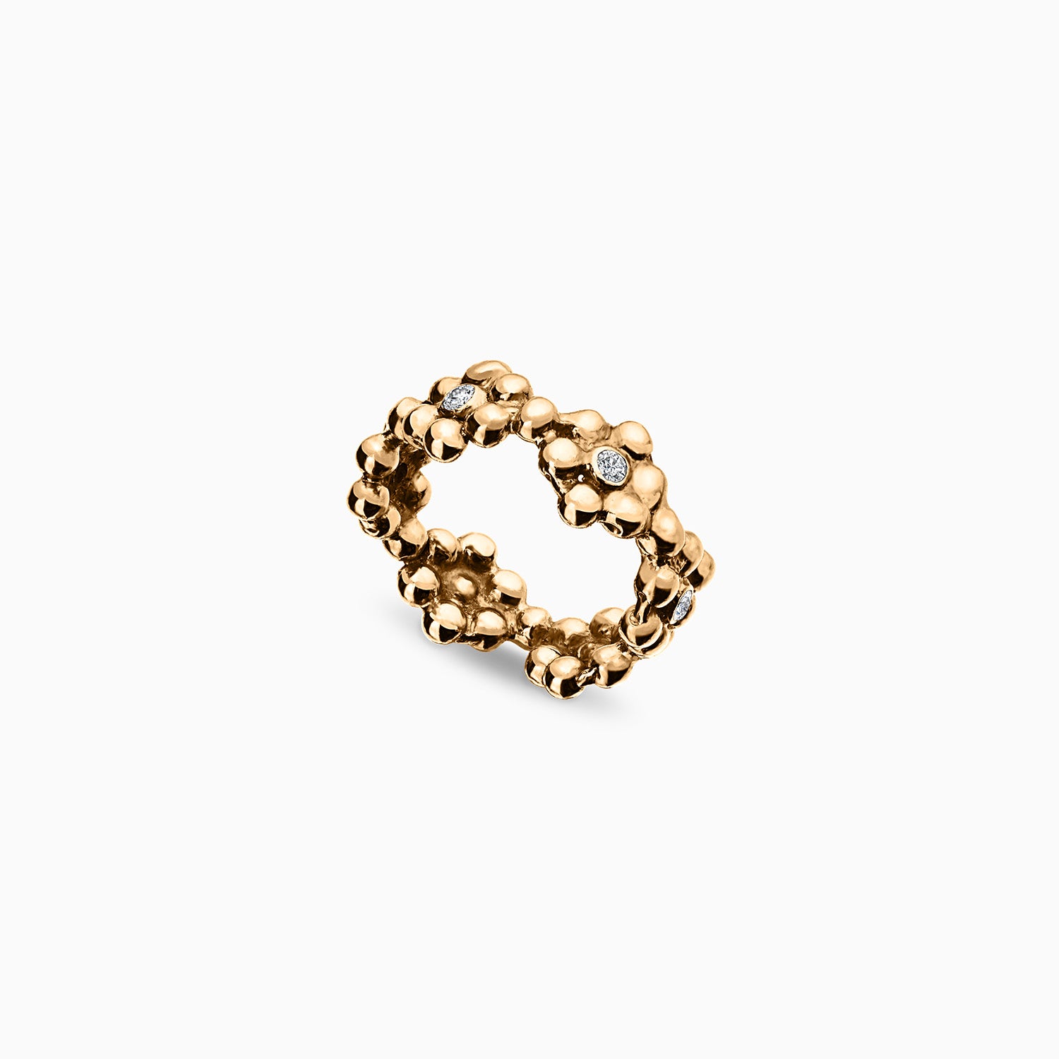 Blossom Diamond Ring in 18K