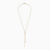Memento Diamond Drop Necklace in 18K