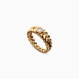 Diamond Braid Ring