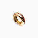 E.M. Ruby Channel Set Ring