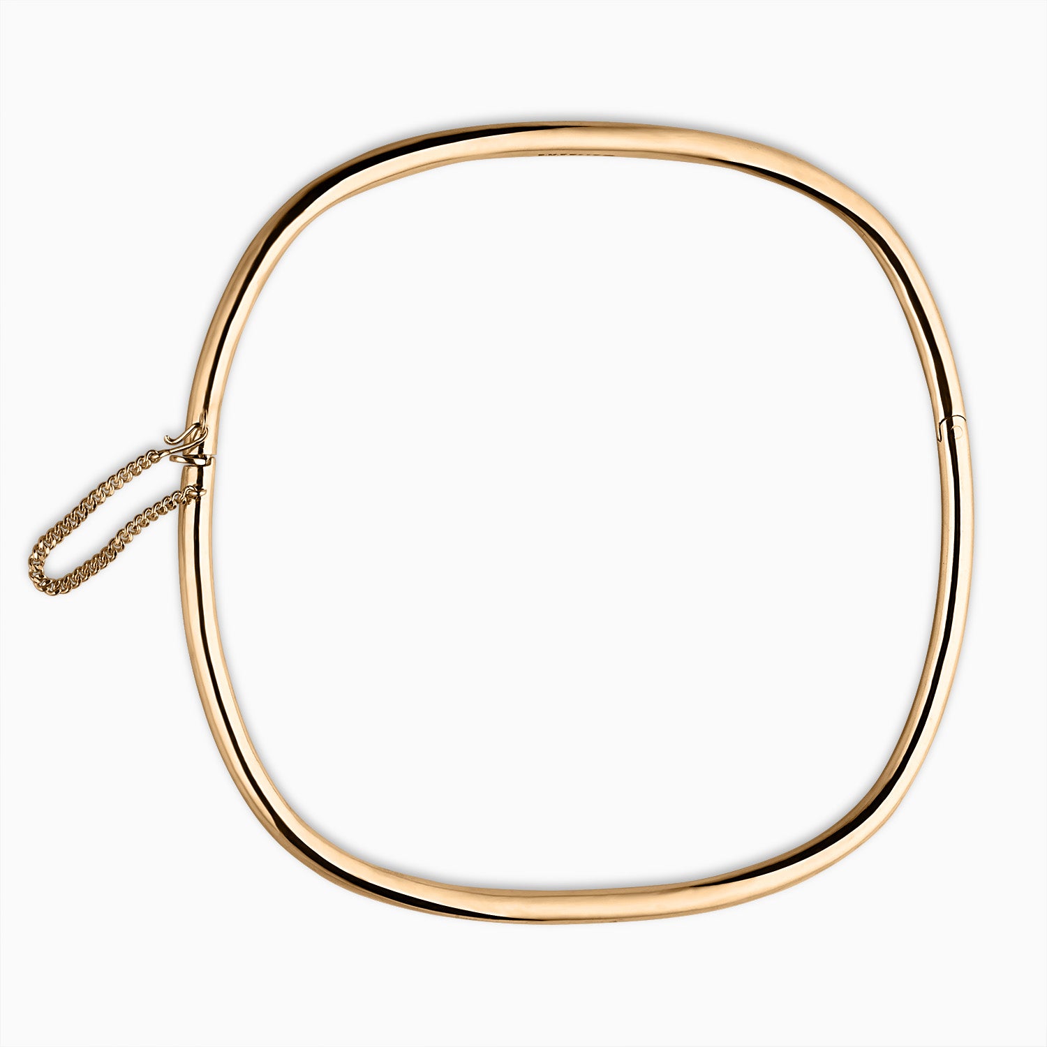 Cascade Oval Hinge Collar in 18K