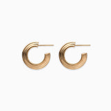 Souvenir Hoops in 18K