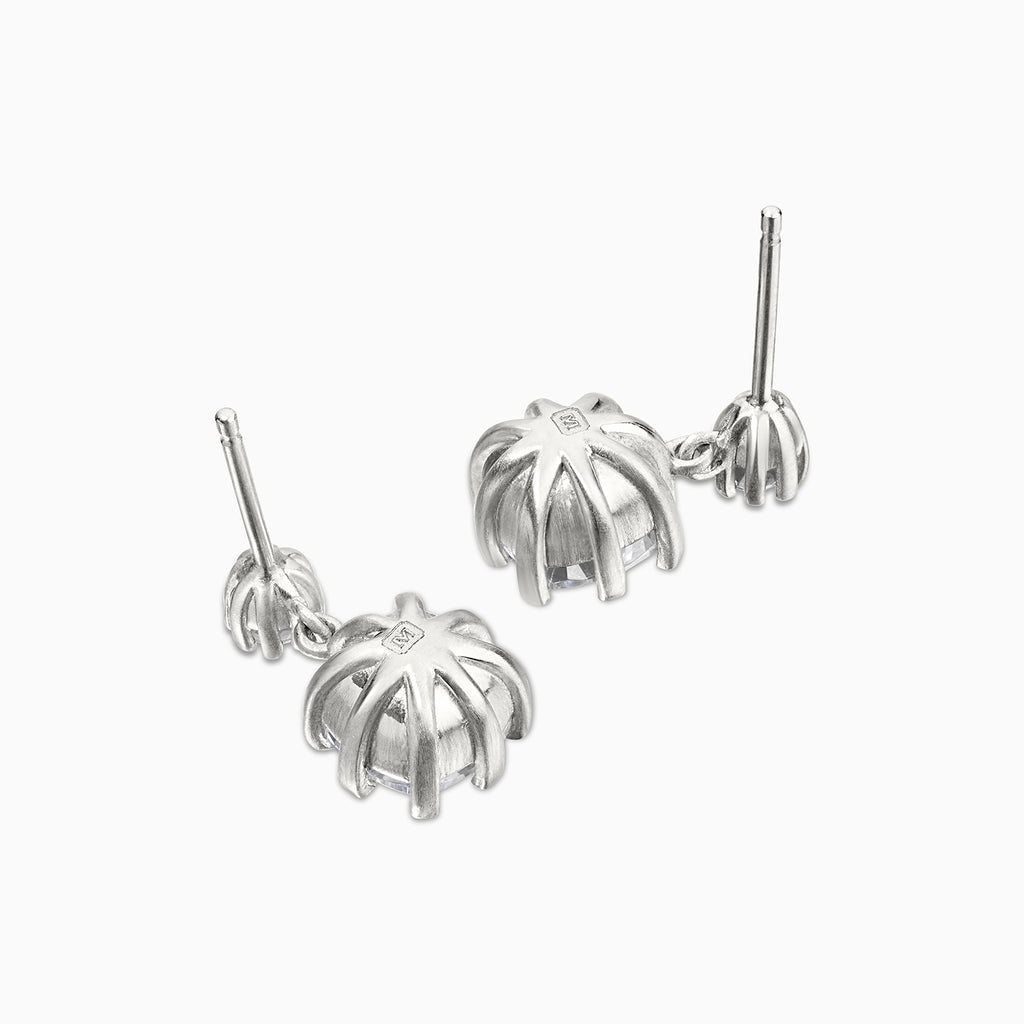 Diamond Relic Dual Drop Earrings