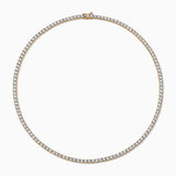 Meuchner Tennis Necklace in 18K White Gold