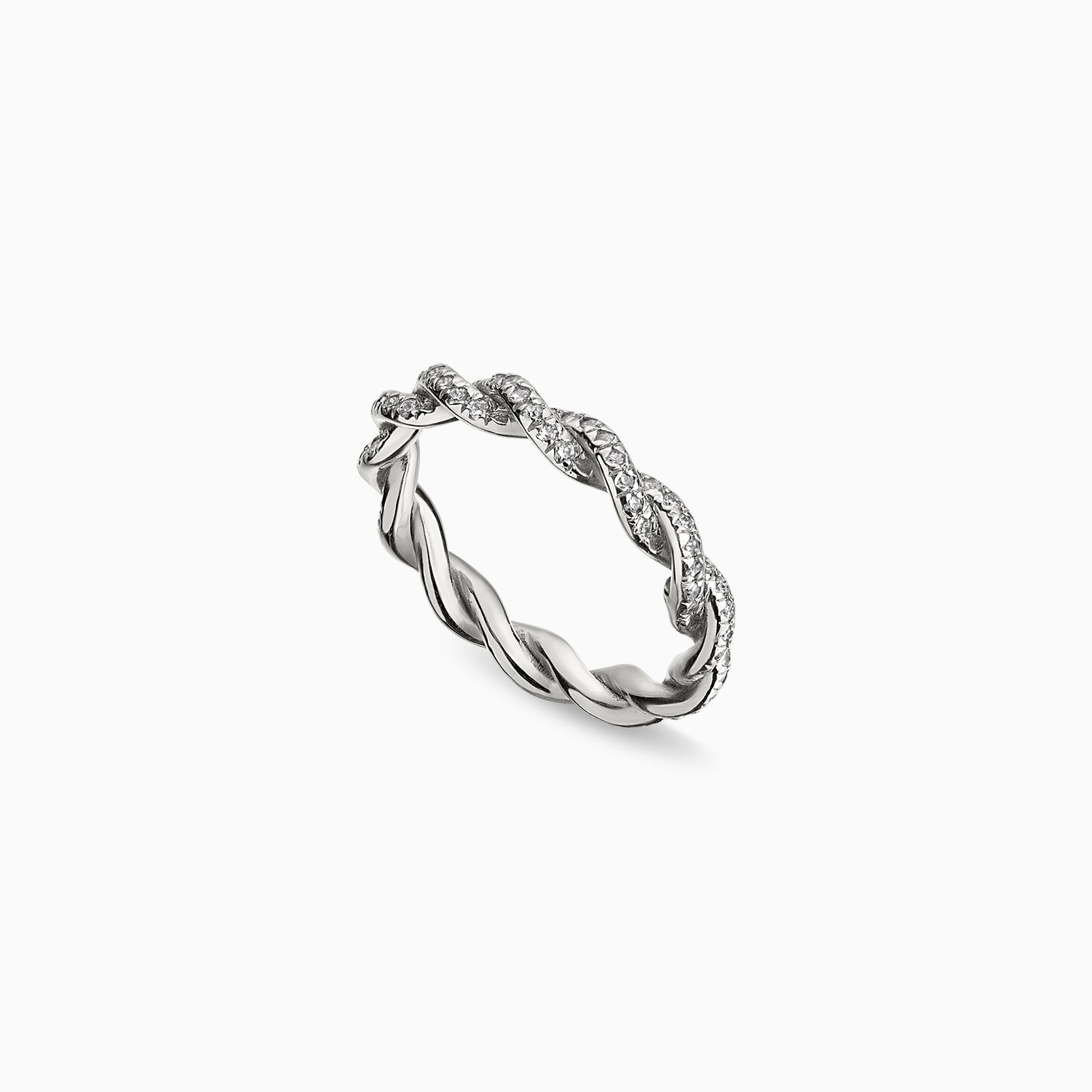 Union Diamond band in 18K White