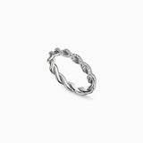 Union Diamond band in 18K White