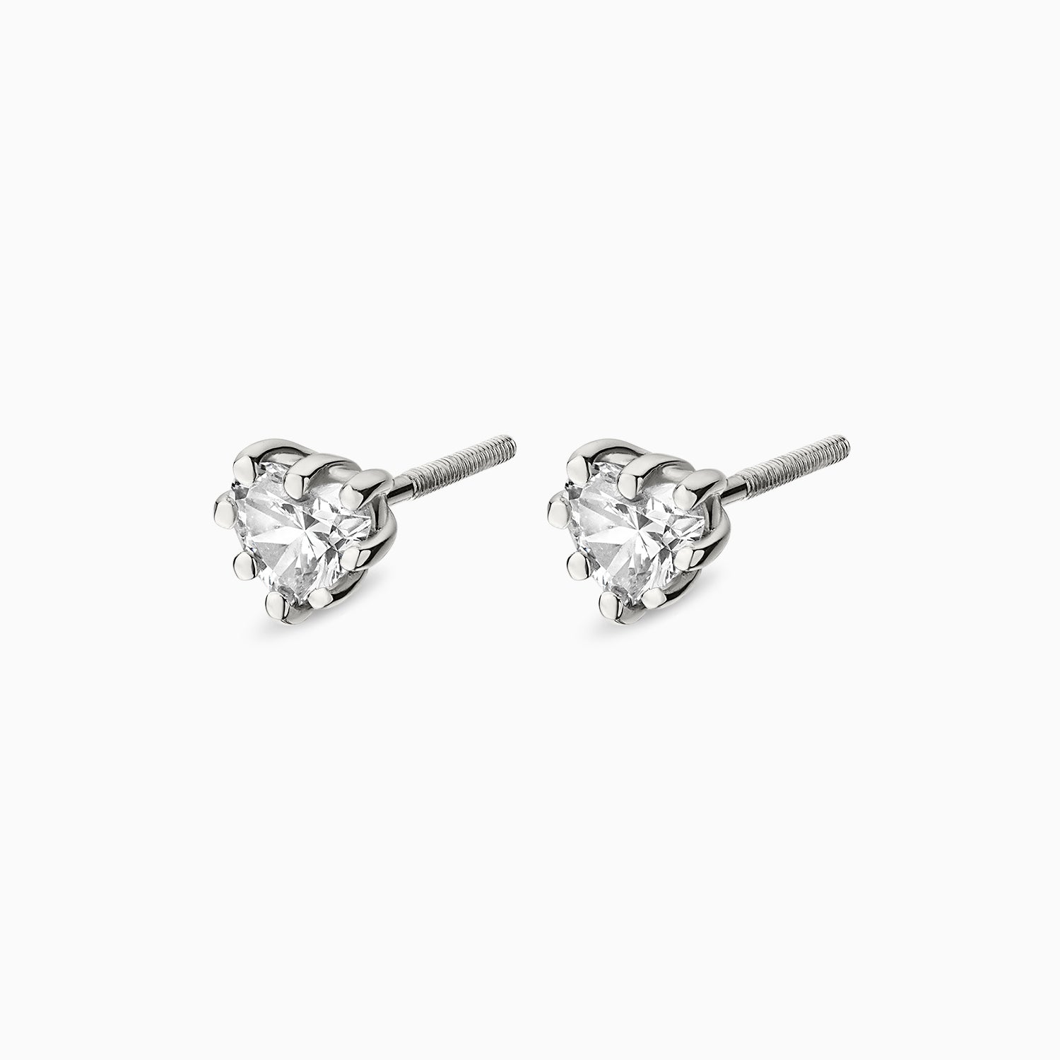 2.0ct Relic Heart Studs