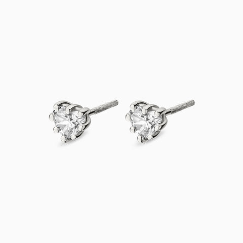 2.0ct Relic Heart Studs