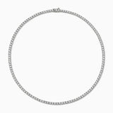 Meuchner Tennis Necklace in 18K White Gold