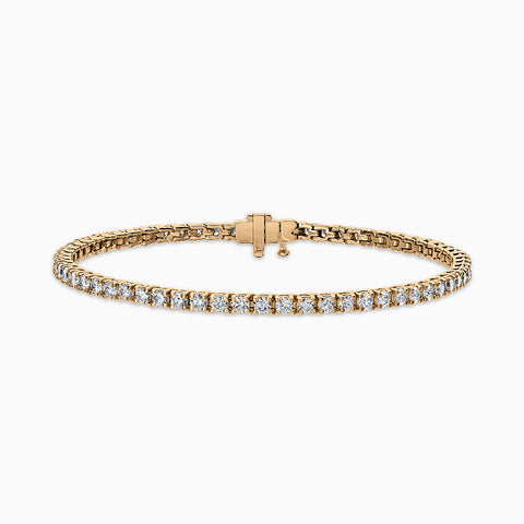 Meuchner Tennis Bracelet in 18K Yellow Gold