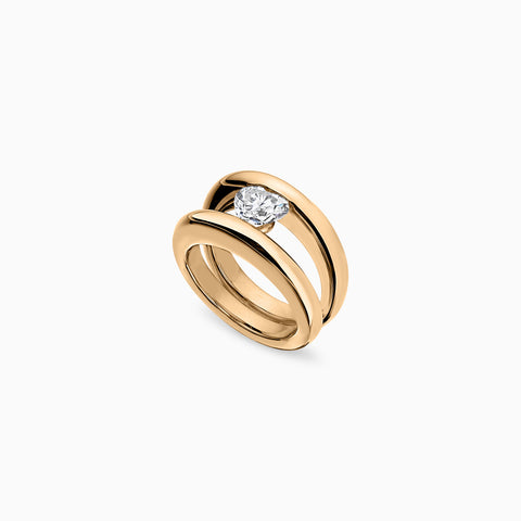 Nina Ring 2.0 with Heart Diamond