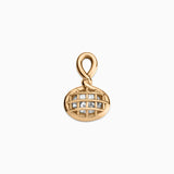 Token Oval Diamond Cage Necklace