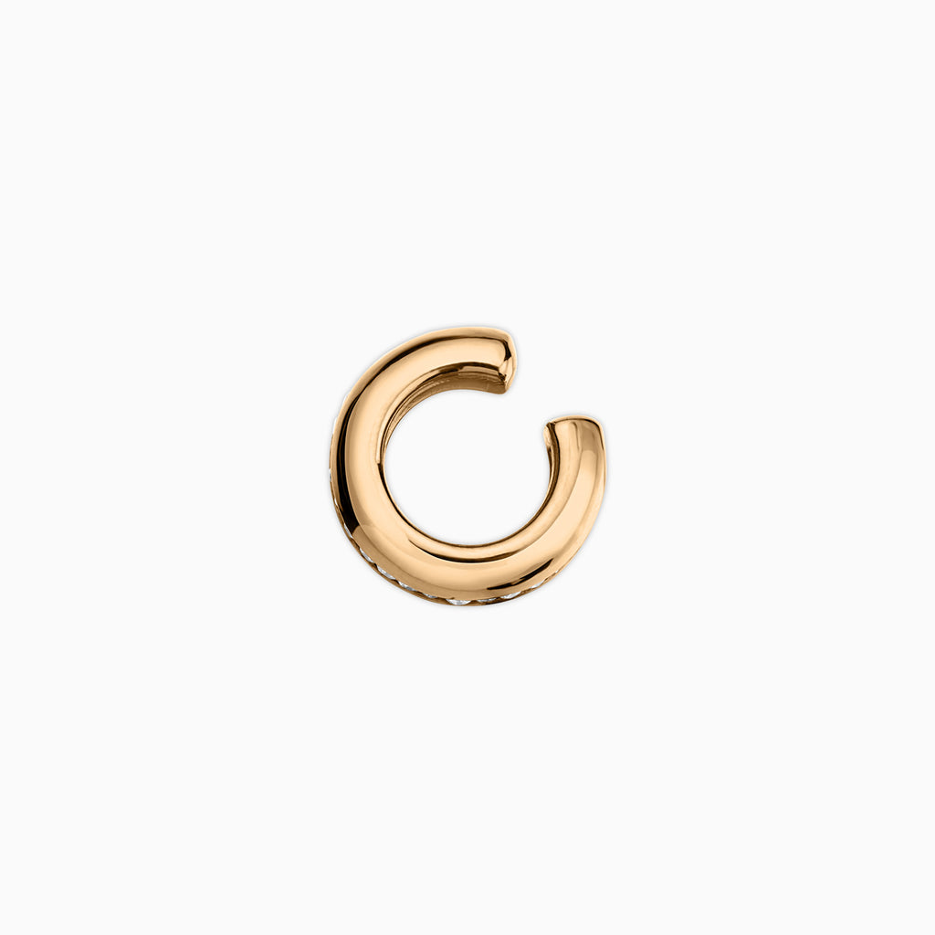 E.M. Channel Ear Cuff in 18K