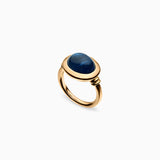 Token Deep Blue Sapphire Ring in 18K